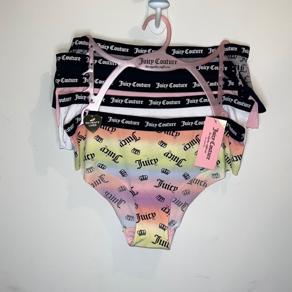 JUICY COUTURE • 5pk Silky Panties